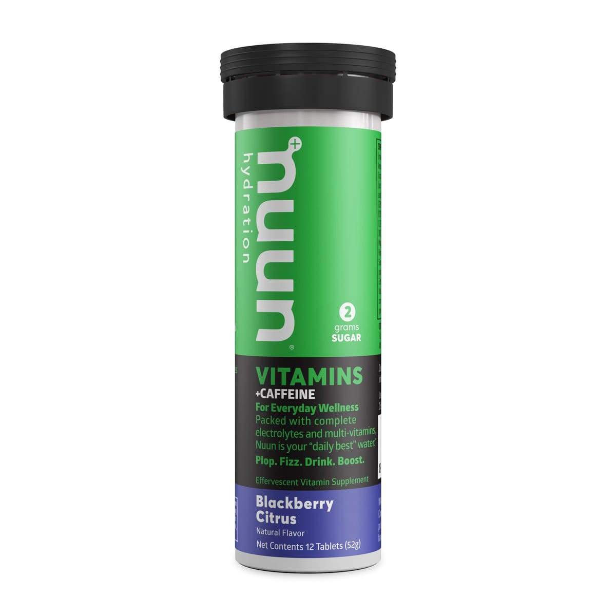 Nuun Vitamins (Tablets)-Blackberry Citrus (with caffeine)-12 Serving Tube-The Feed