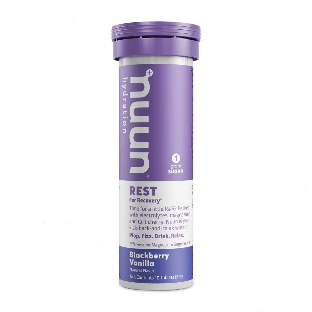 Nuun Rest-Blackberry Vanilla-10 Serving Tube-The Feed