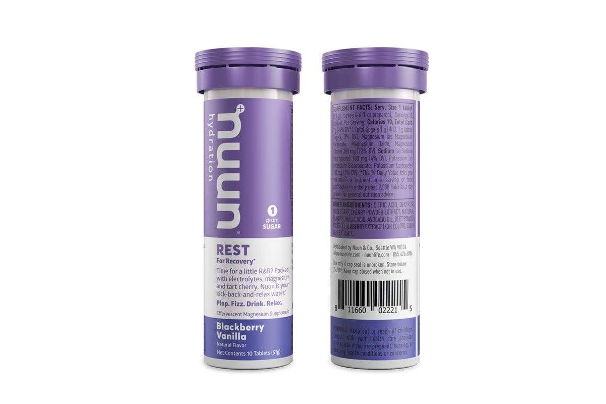 Nuun Rest-Blackberry Vanilla-Box of 8 Tubes-The Feed
