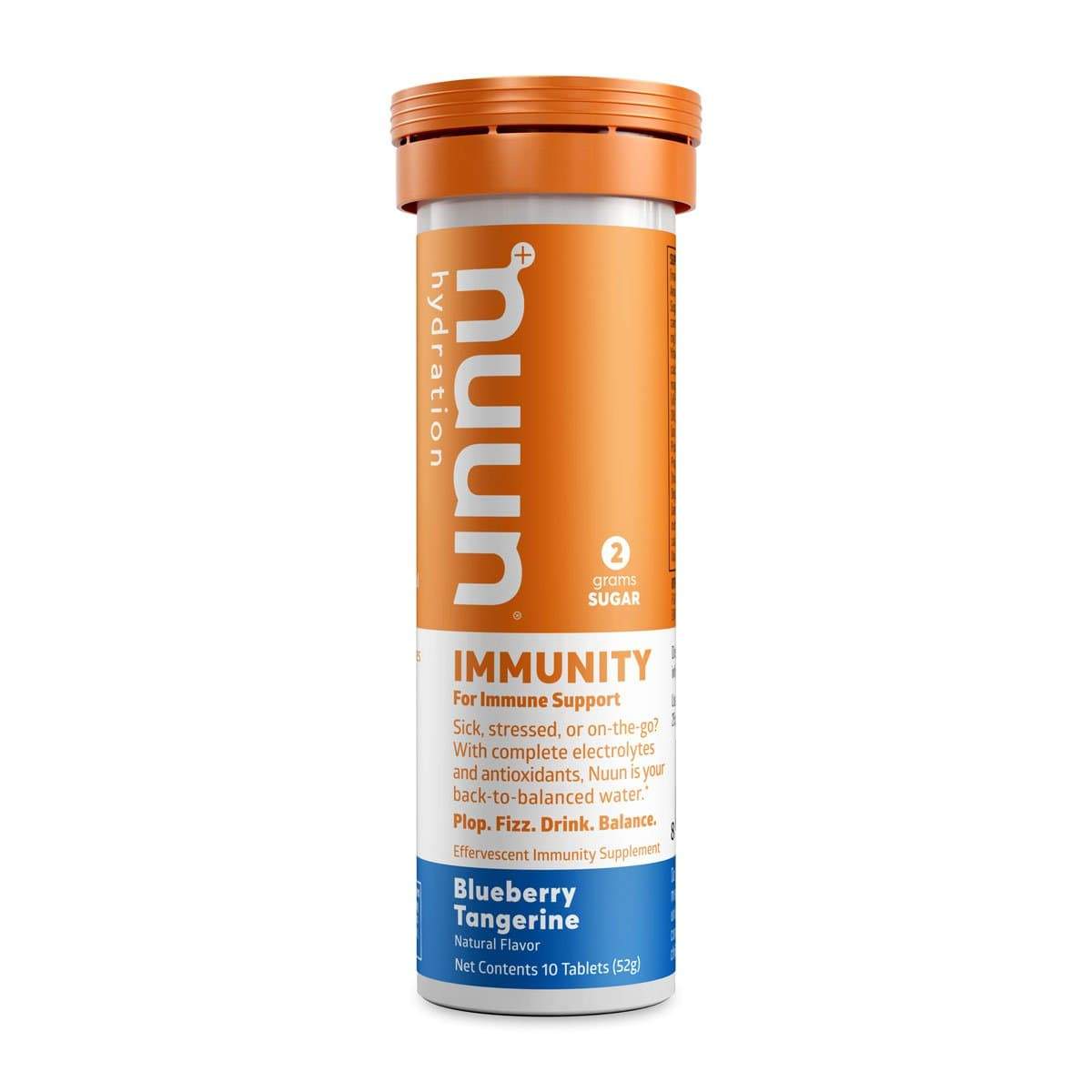 Nuun Immunity (Tablets)-Blueberry Tangerine-10 Serving Tube-The Feed