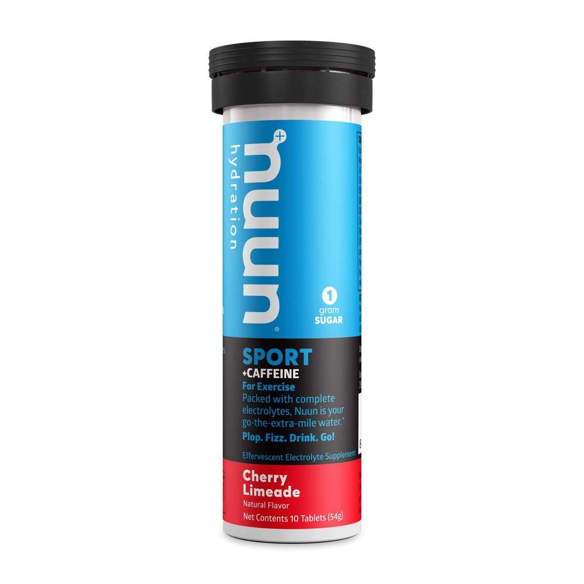 Nuun Sport + Caffeine (Tablets)-Cherry Limeade (with caffeine)-10 Serving Tube-The Feed