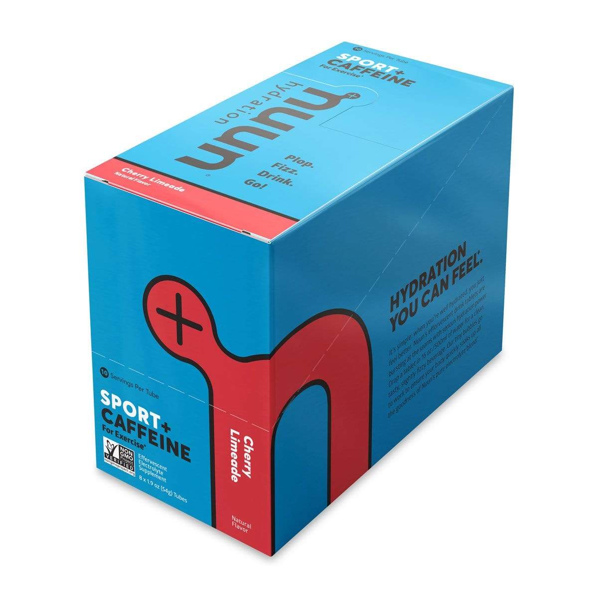 Nuun Sport + Caffeine (Tablets)-Cherry Limeade (with caffeine)-Box of 8 Tubes-The Feed