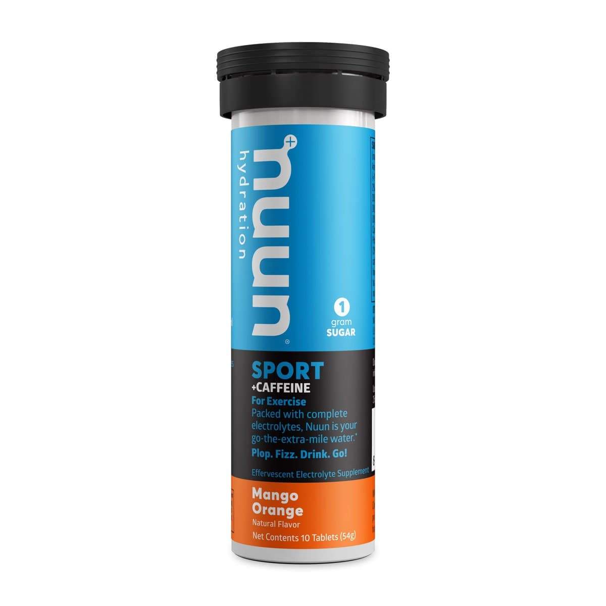 Nuun Sport + Caffeine (Tablets)-Mango Orange (with caffeine)-10 Serving Tube-The Feed