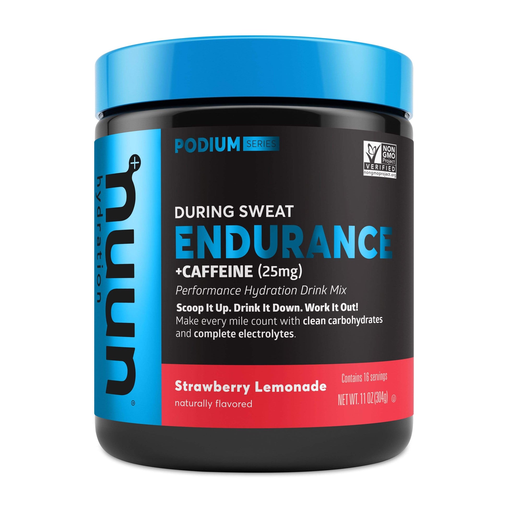 Nuun Endurance-Strawberry Lemonade (with Caffeine)-16 Serving Canister-The Feed