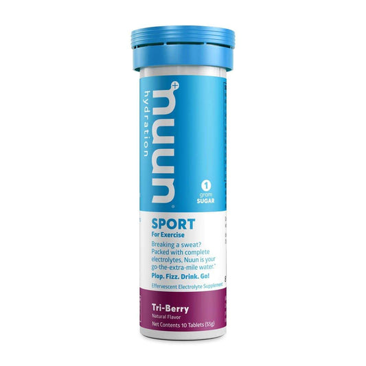 Nuun Sport (Tablets)-Tri-Berry-10 Serving Tube-The Feed