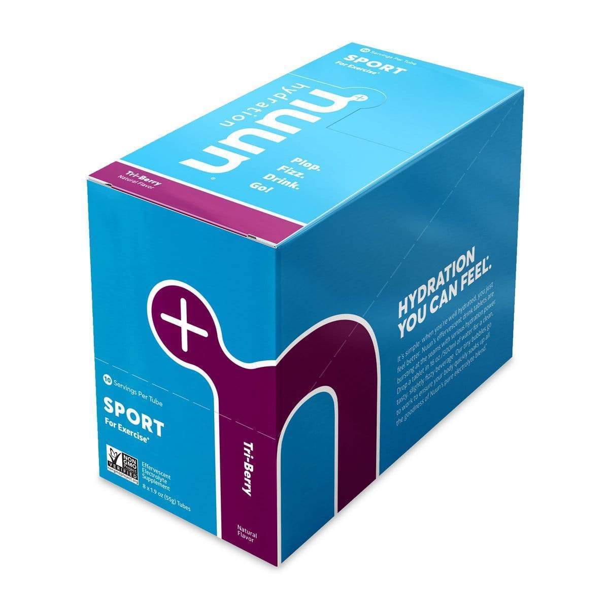 Nuun Sport (Tablets)-Tri-Berry-Box of 8 Tubes-The Feed