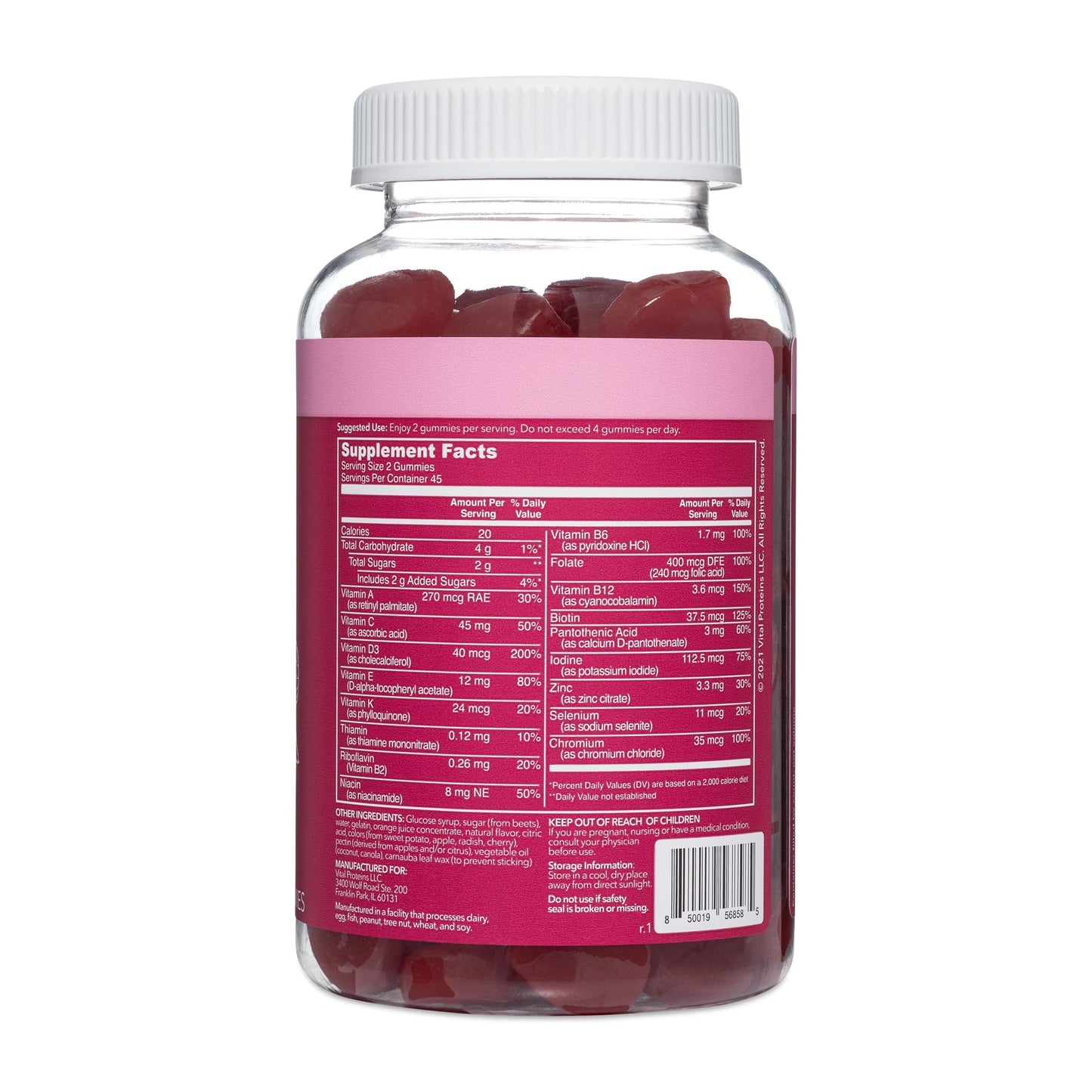Vital Proteins Gummies Women's Multi