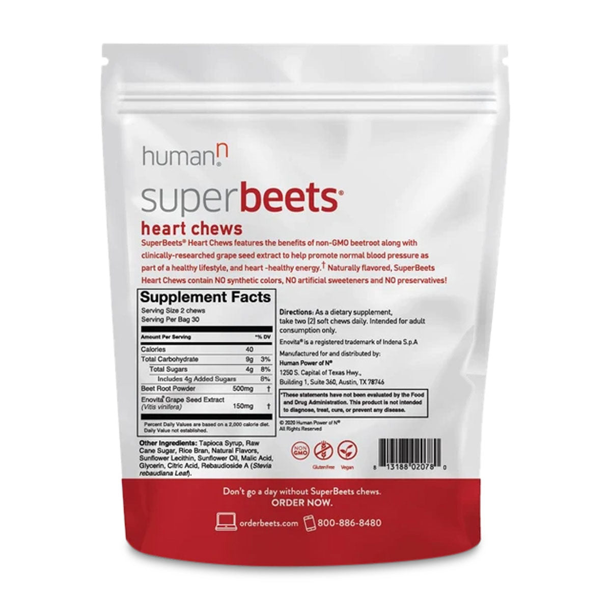 Human N Superbeets Heart Chews