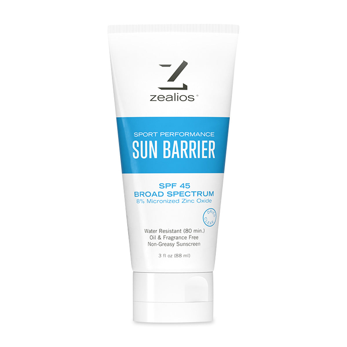 Zealios Sunscreen (Sun Barrier SPF 45)