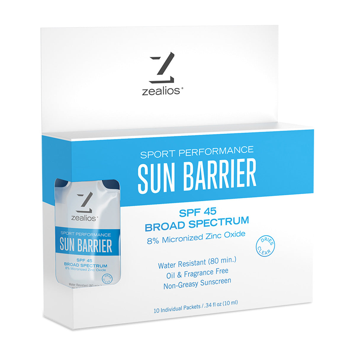Zealios Sunscreen (Sun Barrier SPF 45)