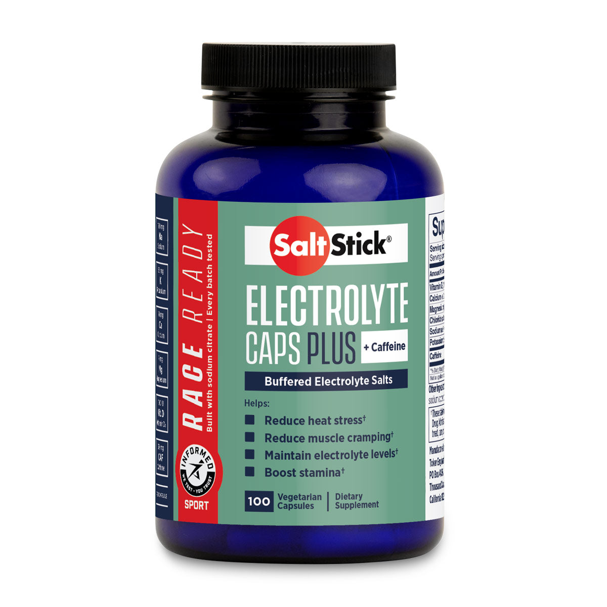 SaltStick Race Ready Electrolyte Capsules (with Caffeine)