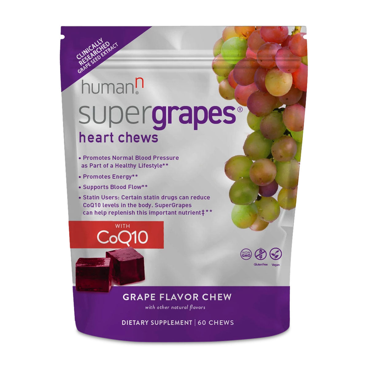 Human N Supergrapes w/ CoQ10 Heart Chews