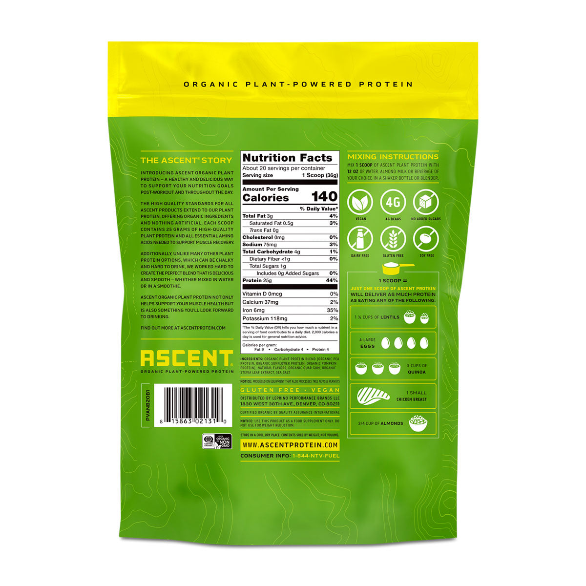 Ascent Plant Protein