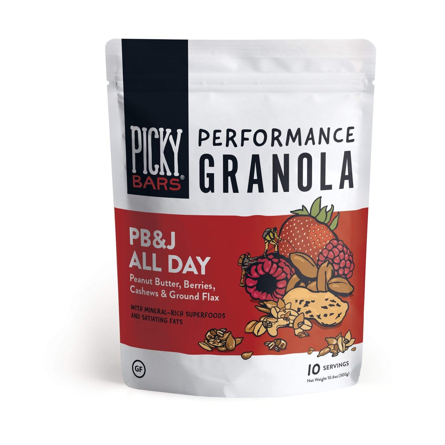 Picky Bars Performance Granola-10 Servings-PB&J All Day-The Feed