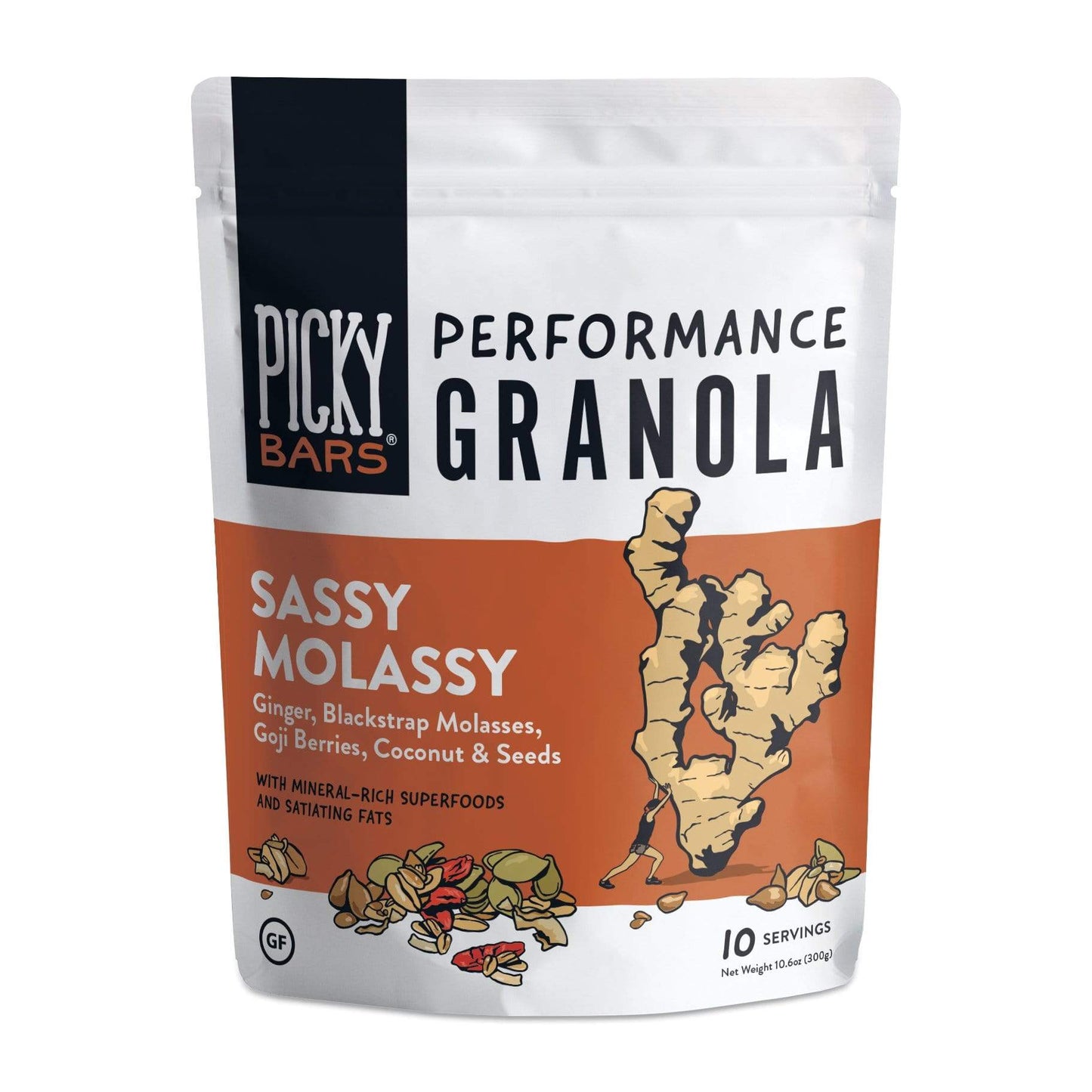 Picky Bars Performance Granola-10 Servings-Sassy Molassy-The Feed