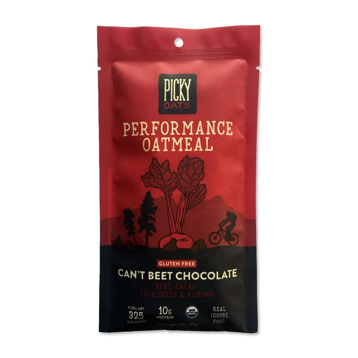 Picky Oats Performance Oatmeal-Can't Beet Chocolate-Single Serving Pouch-The Feed
