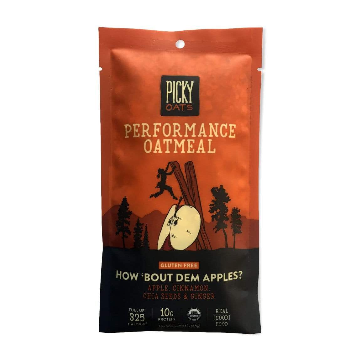 Picky Oats Performance Oatmeal-How 'Bout Dem Apples-Single Serving Pouch-The Feed