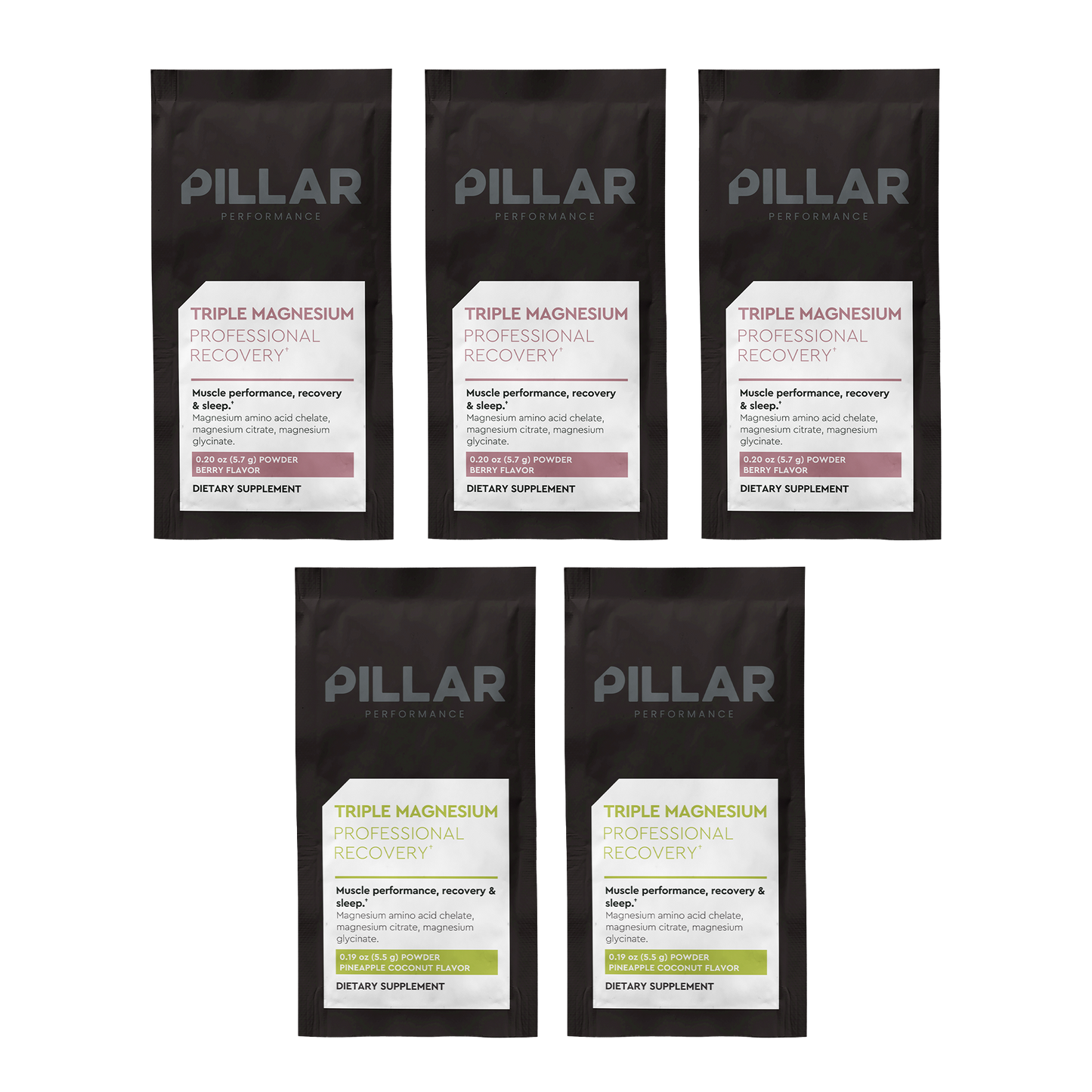 5 PILLAR Performance Triple Magnesium Pack