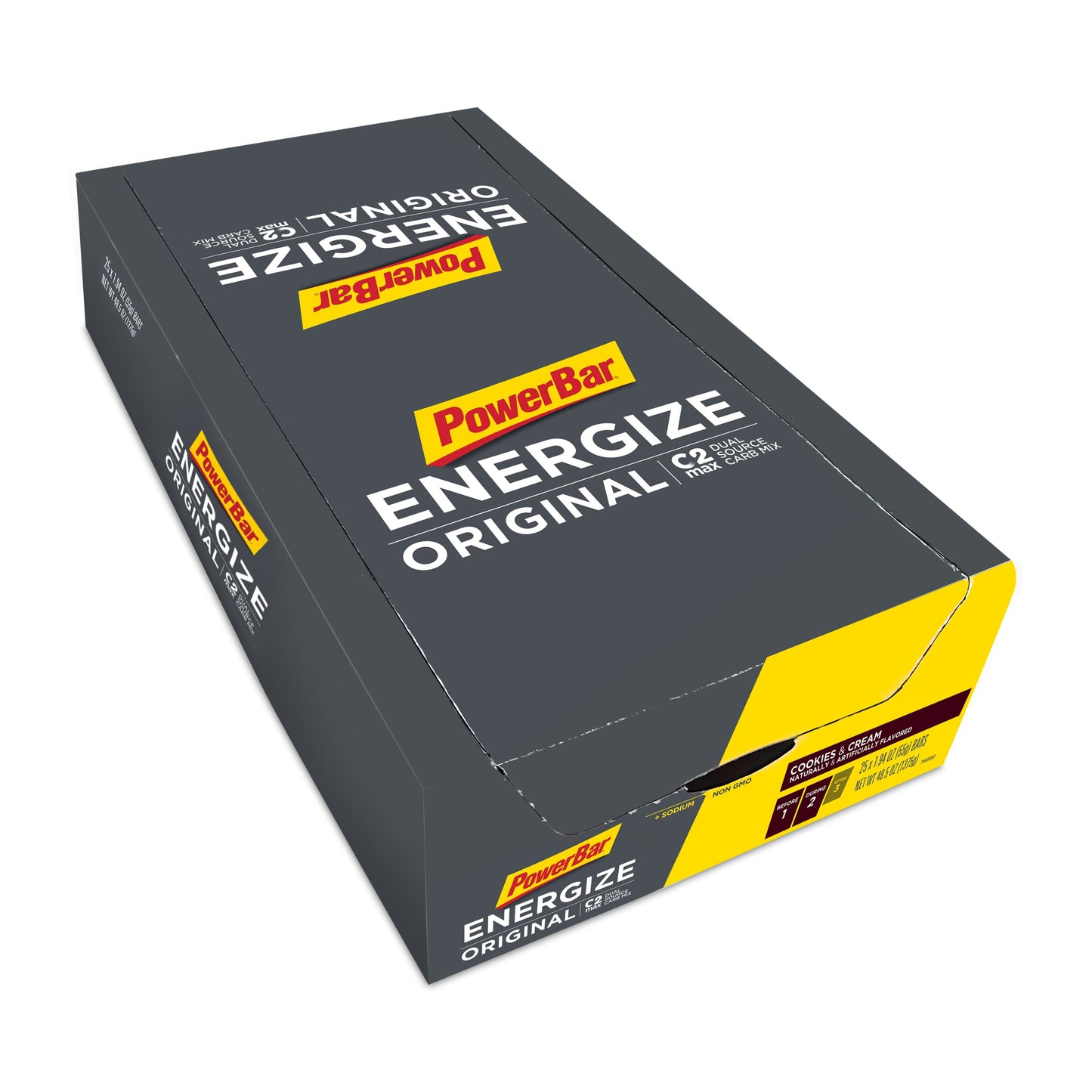 Powerbar Energize Original Bar-Cookies and Cream-Box of 25-The Feed