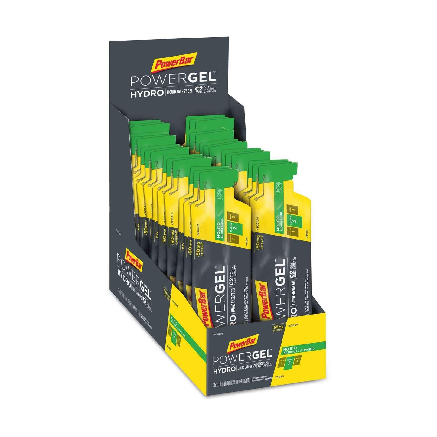 Powerbar Powergel Hydro-Mojito (with 50mg Caffeine)-Box of 24-The Feed
