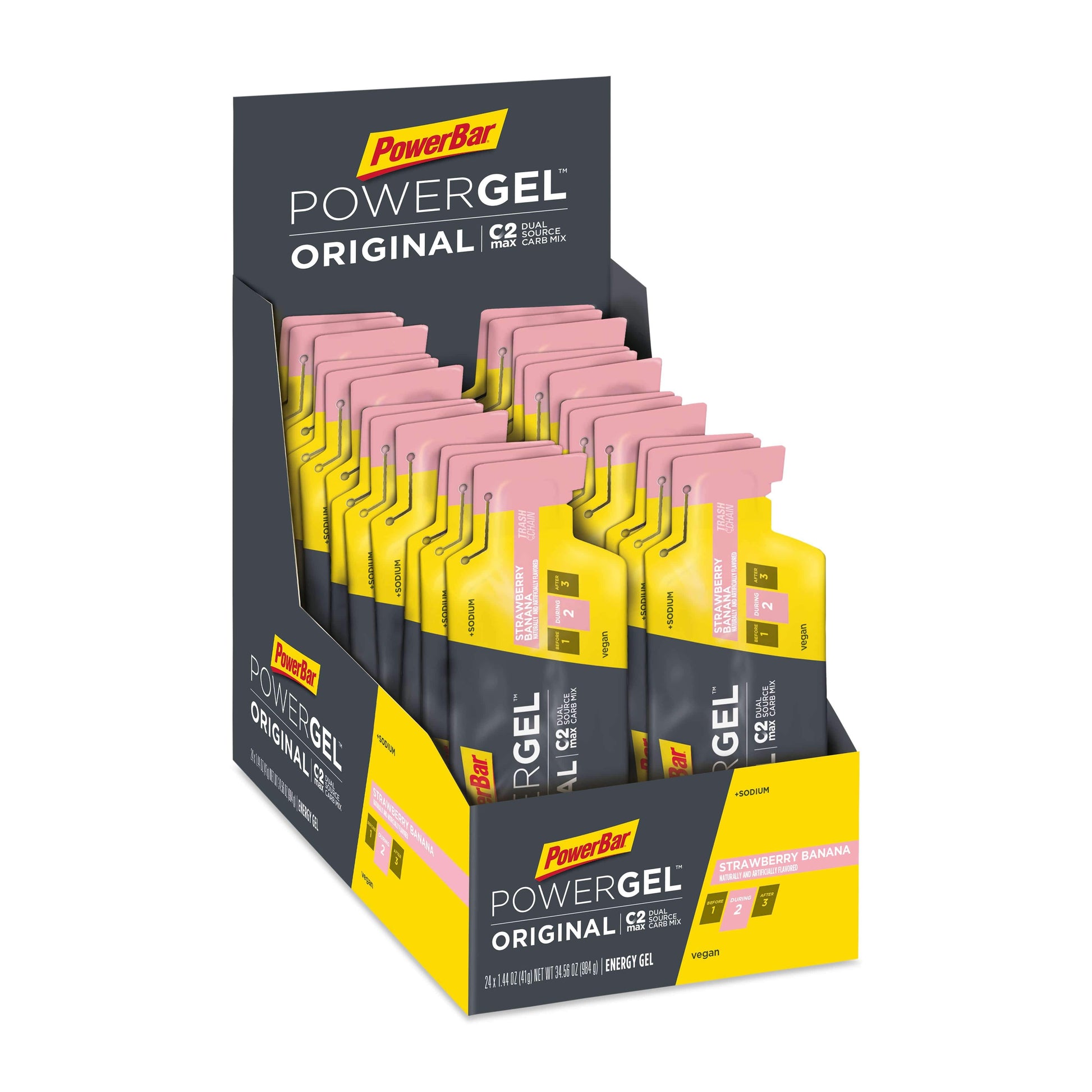 Powerbar Powergel Original-Strawberry Banana-Box of 24-The Feed