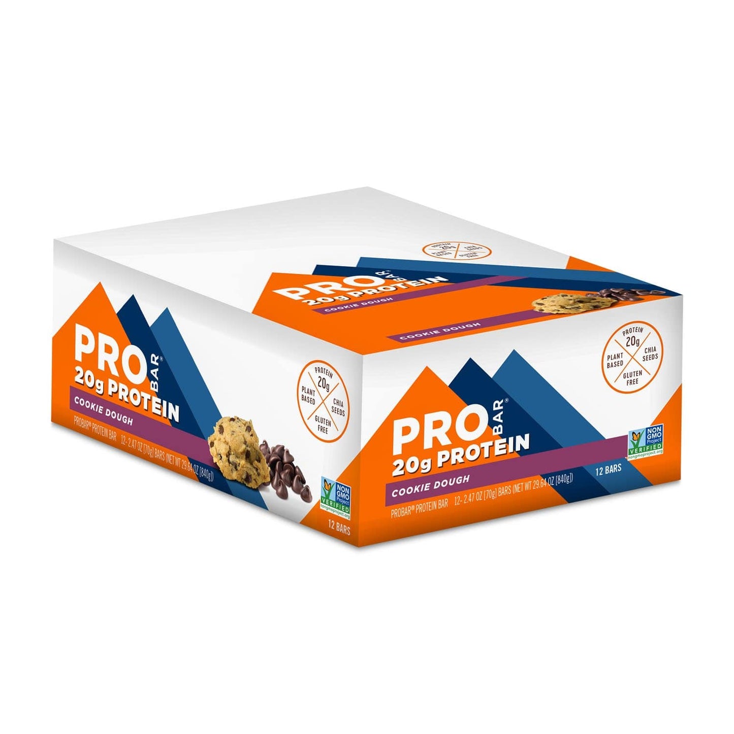 Probar Bars Cookie Dough / Box of 12 ProBar Protein