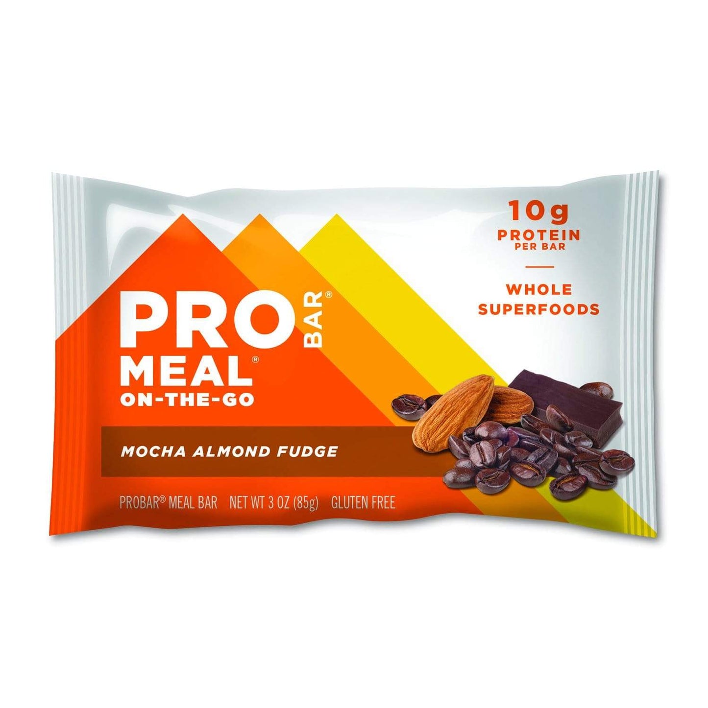 Probar Bars Mocha Almond Fudge (with caffeine) / Single Serving ProBar Meal Bar
