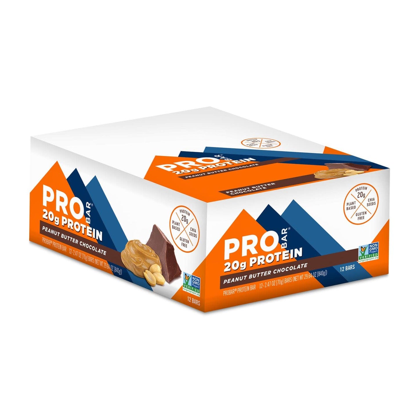 Probar Bars Peanut Butter Chocolate / Box of 12 ProBar Protein