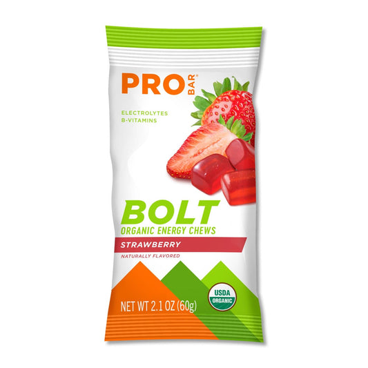 Probar Chews Raspberry (with Caffeine) / Single Serving ProBar Bolt Chews