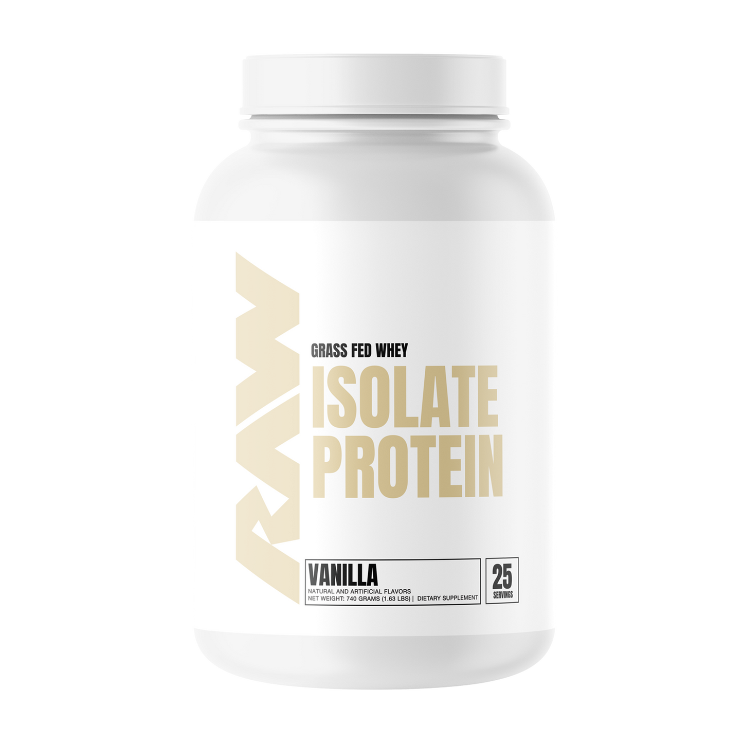 Raw Grass Fed Whey Isolate Protein