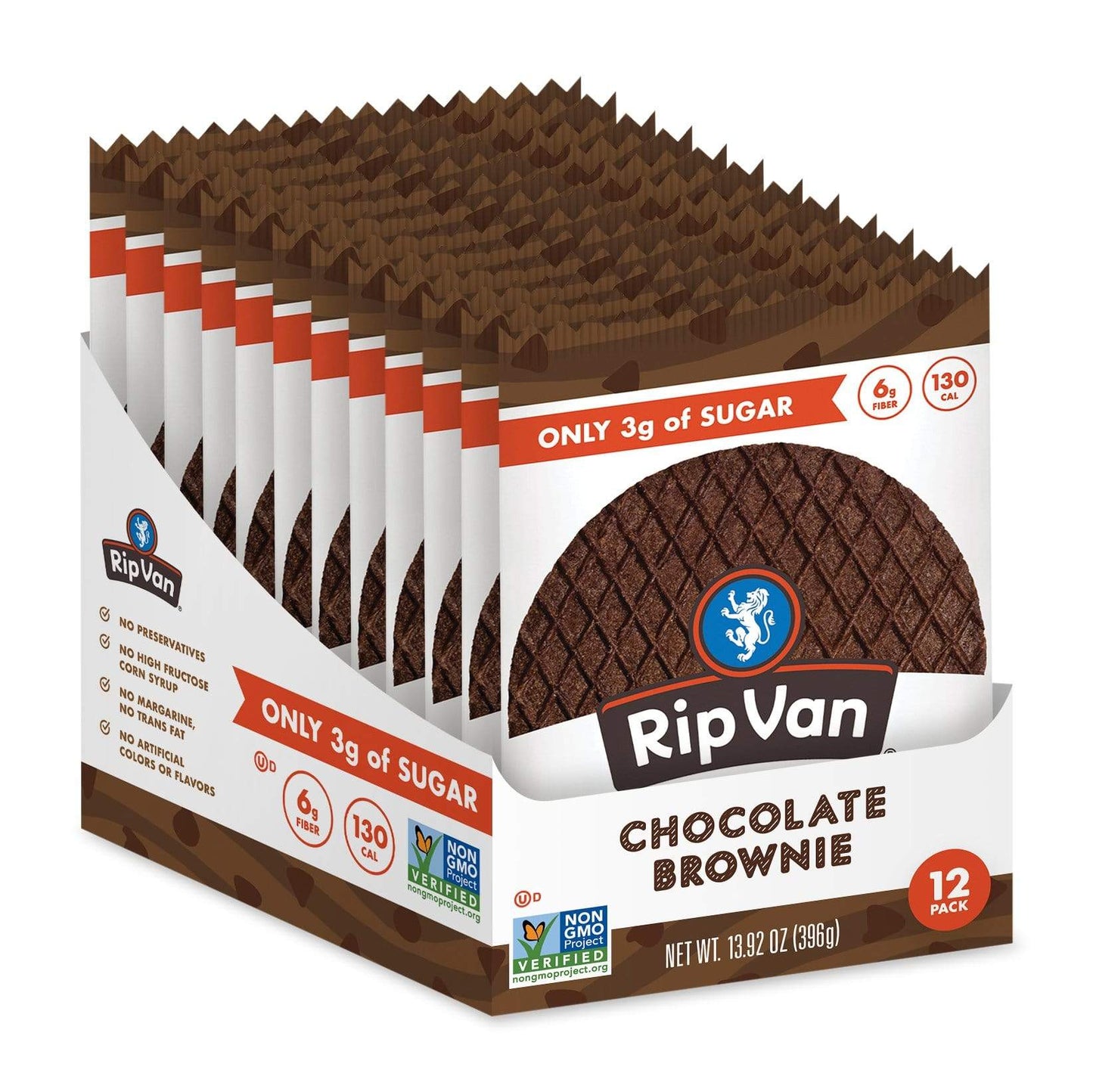 Rip Van Wafel-Chocolate Brownie-Box of 12-The Feed