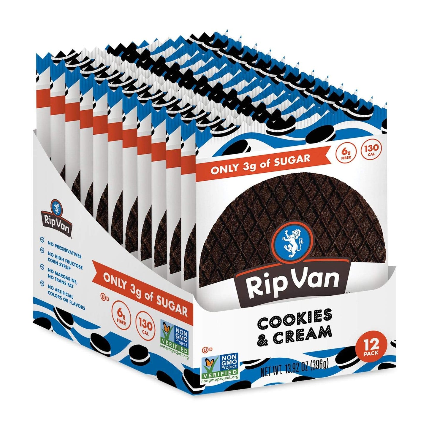 Rip Van Wafel-Cookies and Cream-Box of 12-The Feed