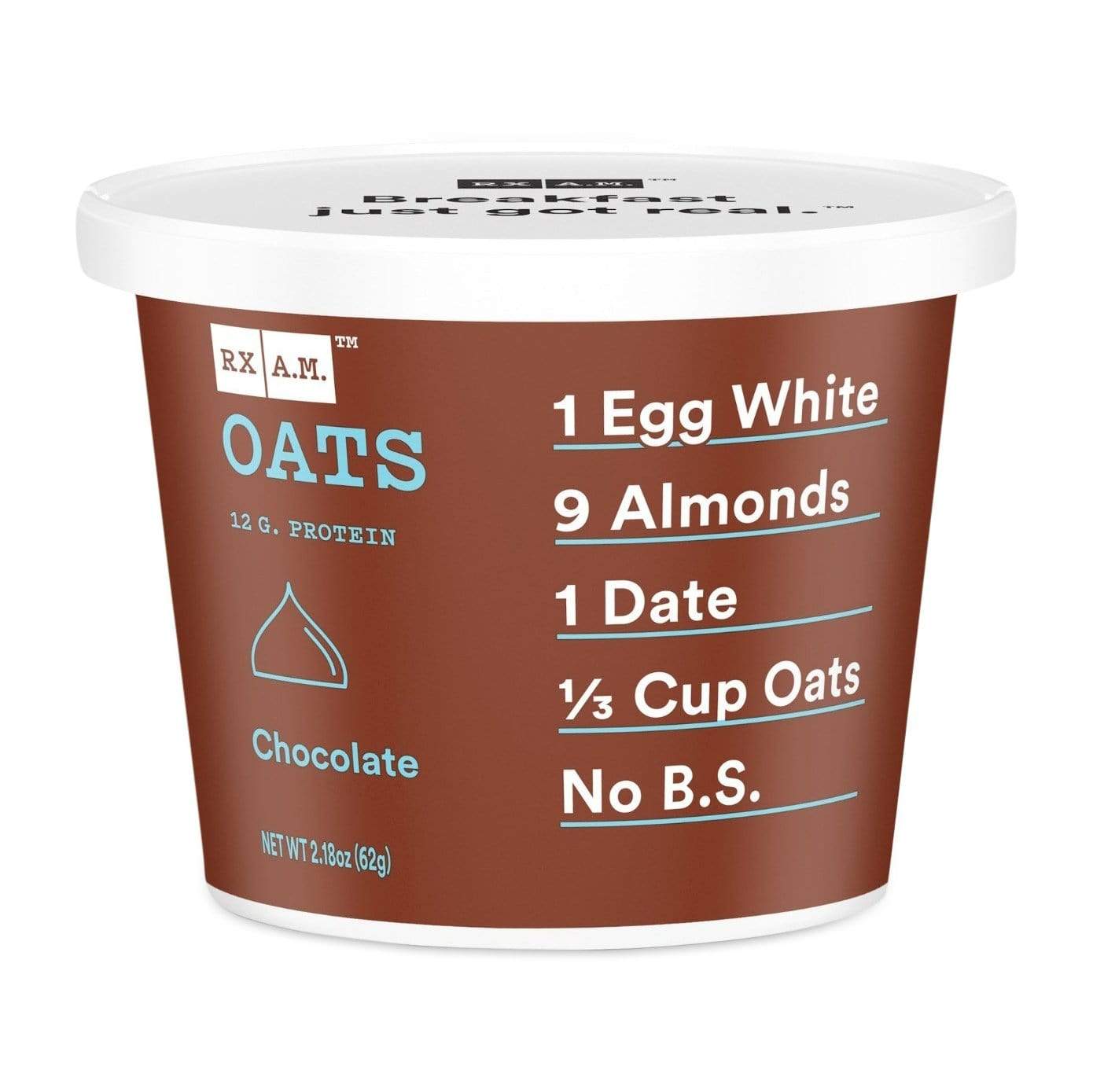 RX A.M. Oats-Chocolate-Single Cup-The Feed