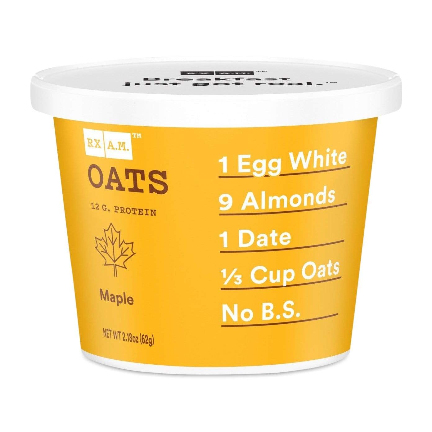 RX A.M. Oats-Maple-Single Cup-The Feed