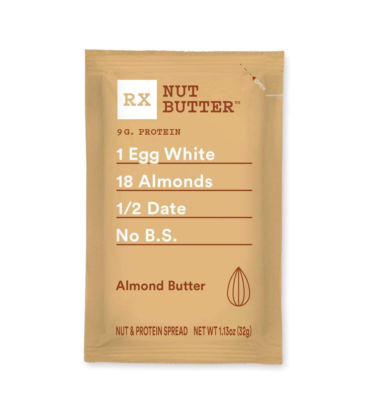 RX Nut Butter-Almond Butter-Single Serving-The Feed