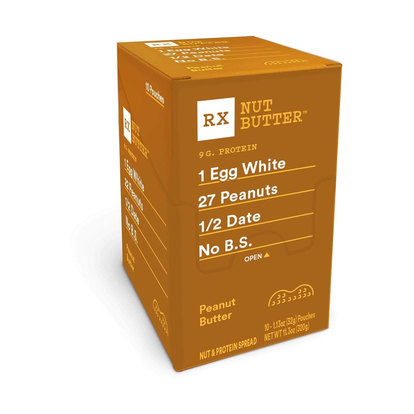 RX Nut Butter-Peanut Butter-Box of 10-The Feed