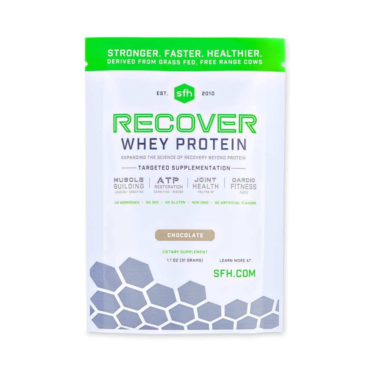 SFH Recovery Whey-Chocolate-Single Serve-The Feed