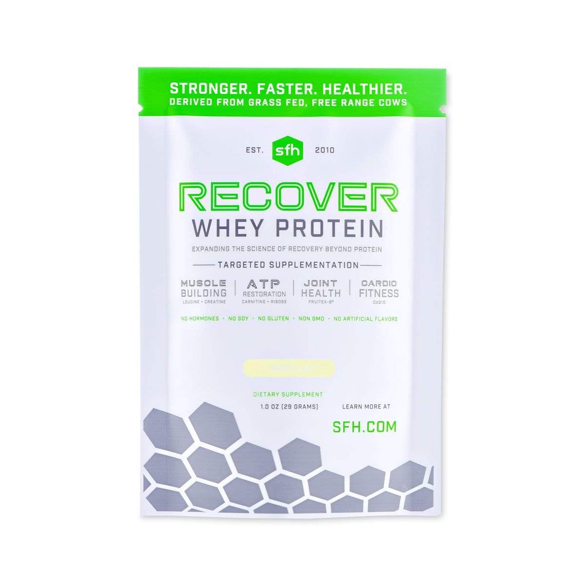 SFH Recovery Whey-Vanilla-Single Serve-The Feed