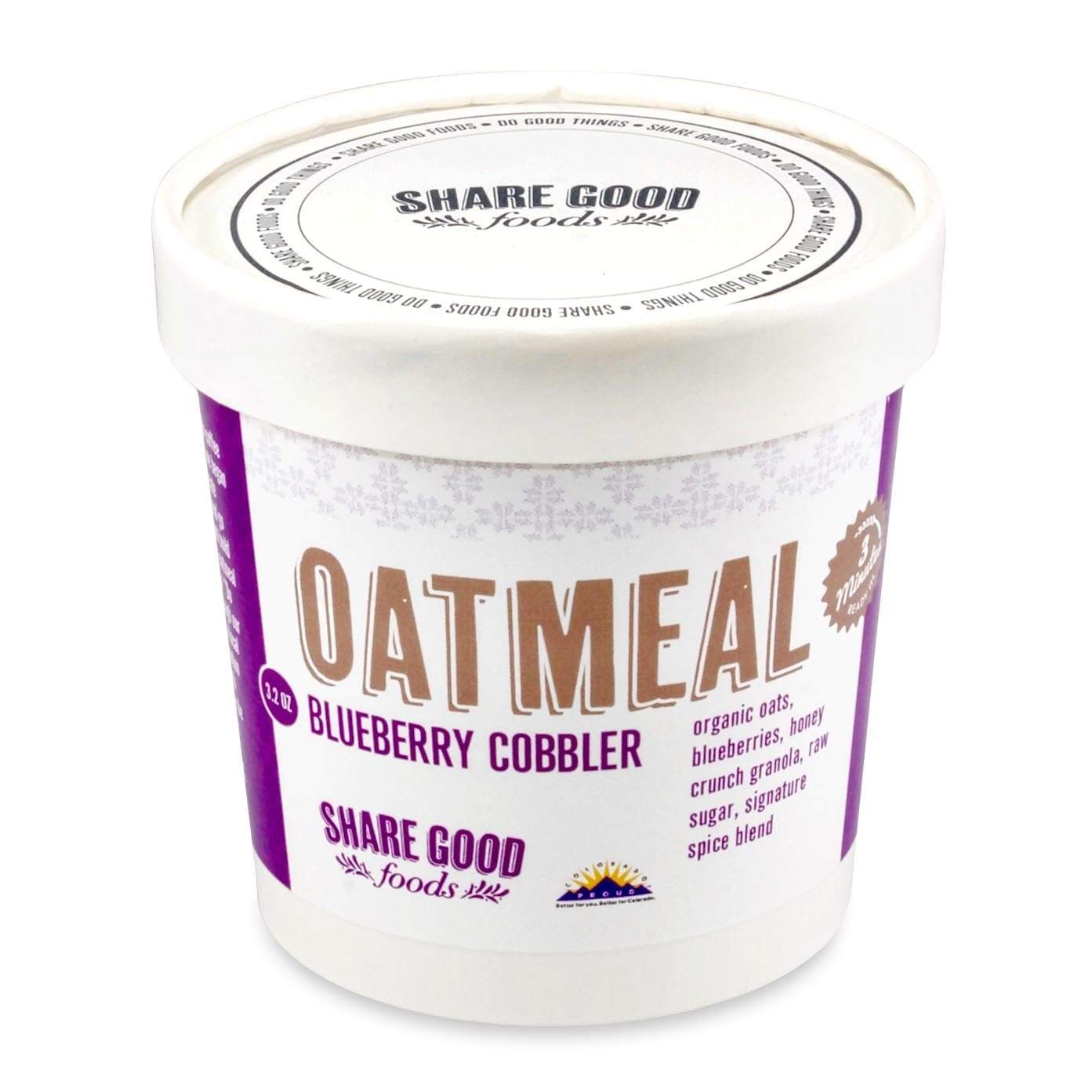 Share Good Foods Oatmeal Cups-Blueberry Cobbler-The Feed
