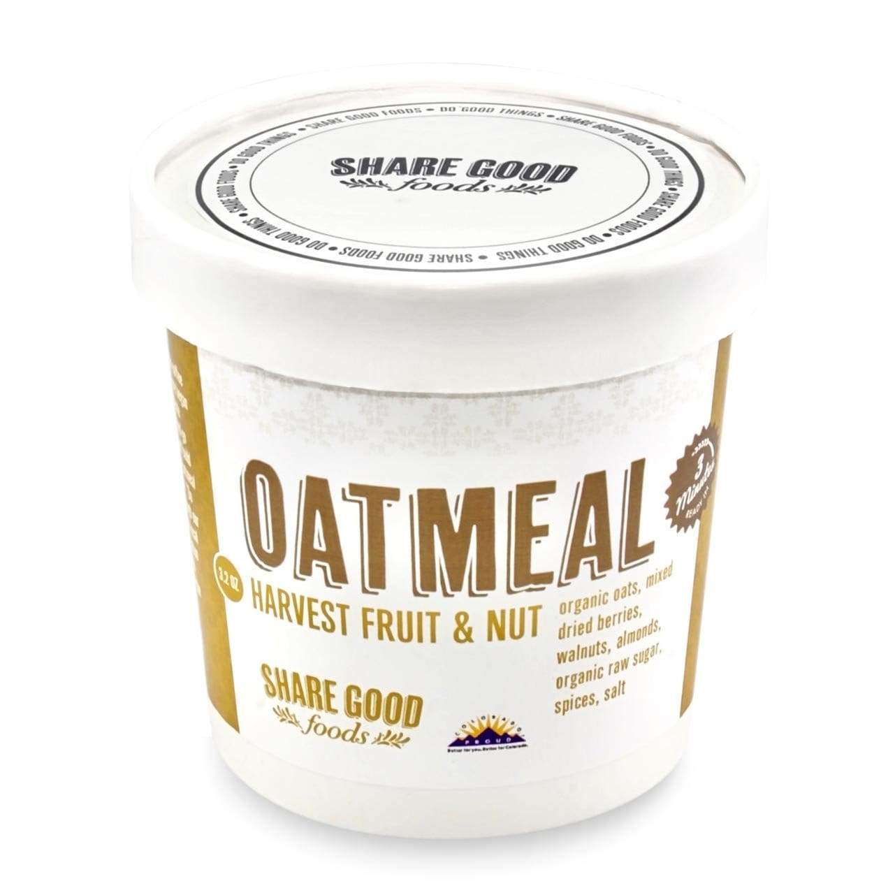 Share Good Foods Oatmeal Cups-Harvest Fruit and Nut-The Feed