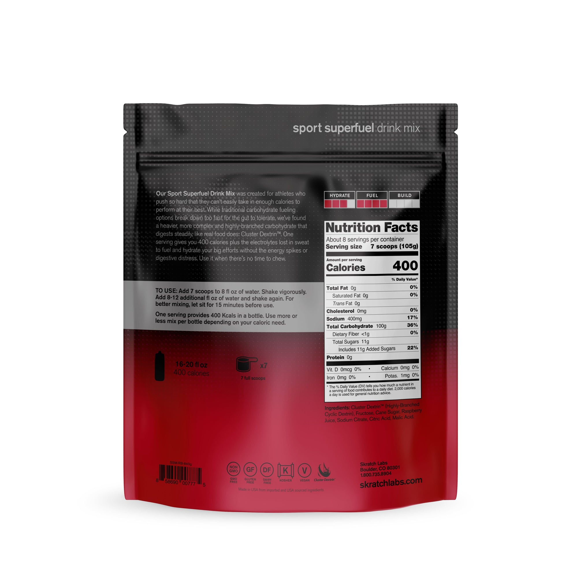 Skratch Labs Hydration Skratch Labs Superfuel Drink Mix