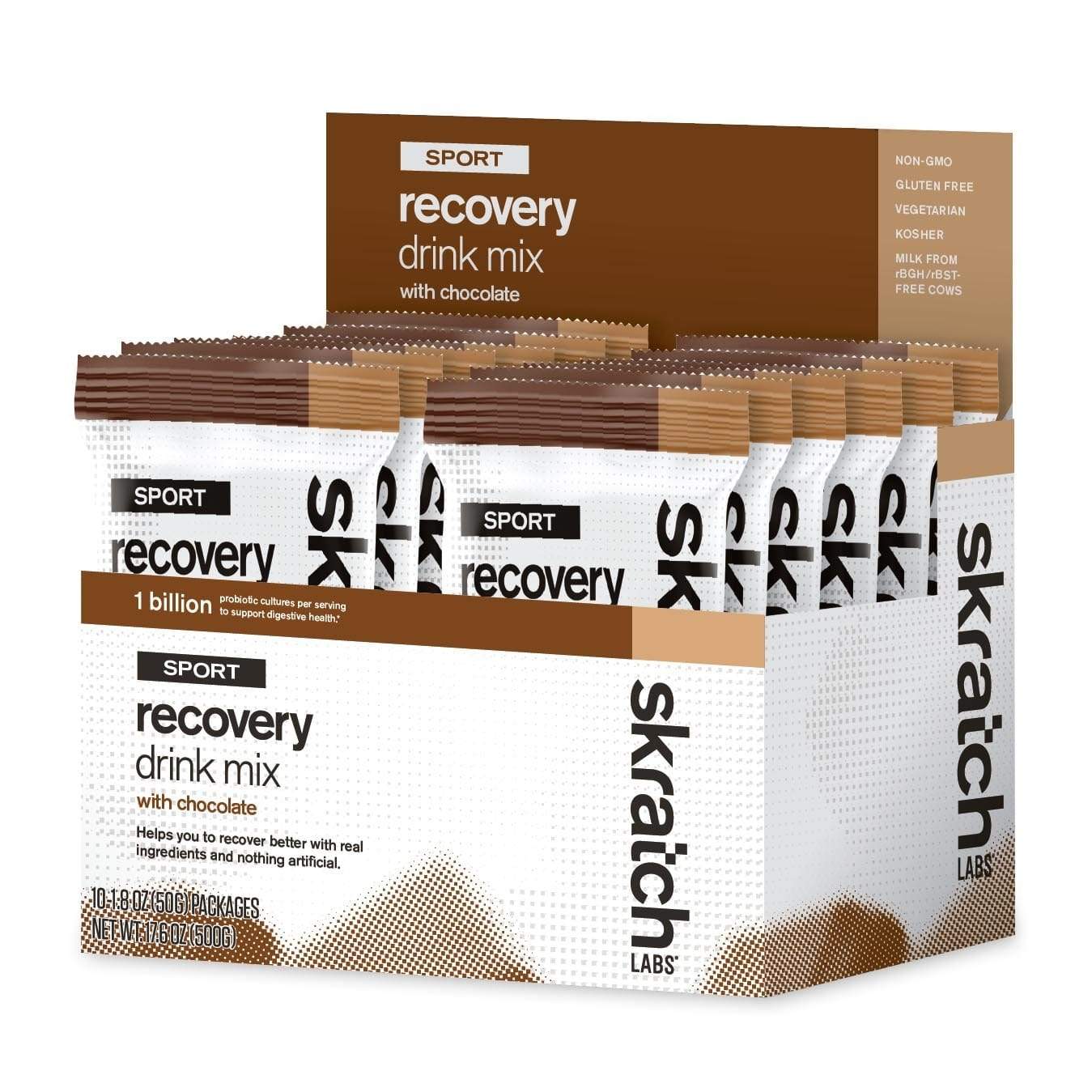 Skratch Labs Sport Recovery Drink Mix-Chocolate-Pack of 10-The Feed