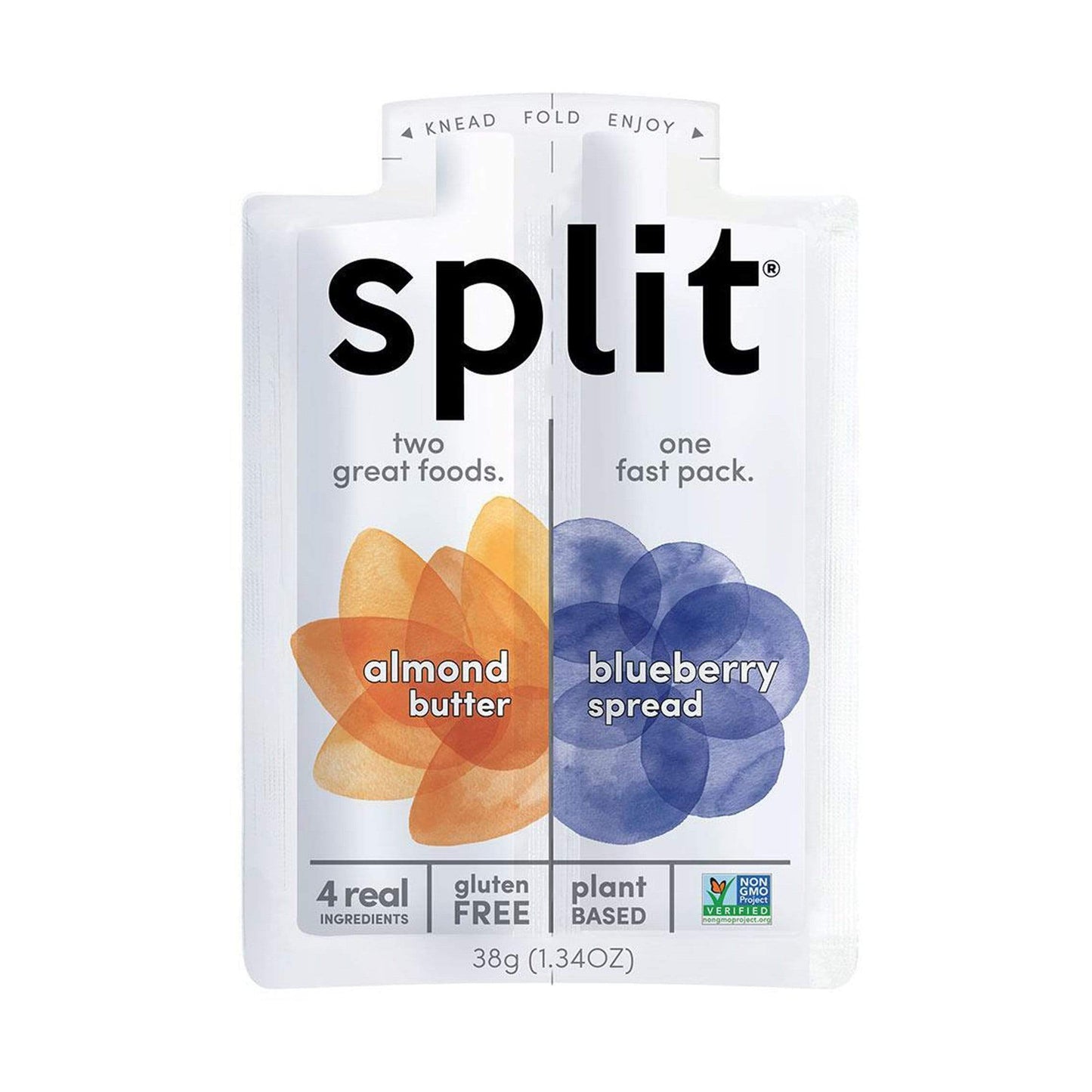 Split Nutrition-Blueberry Spread and Almond Butter-Single Serving-The Feed