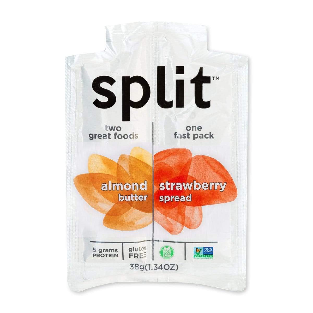 Split Nutrition-Strawberry Spread and Almond Butter-Single Serving-The Feed