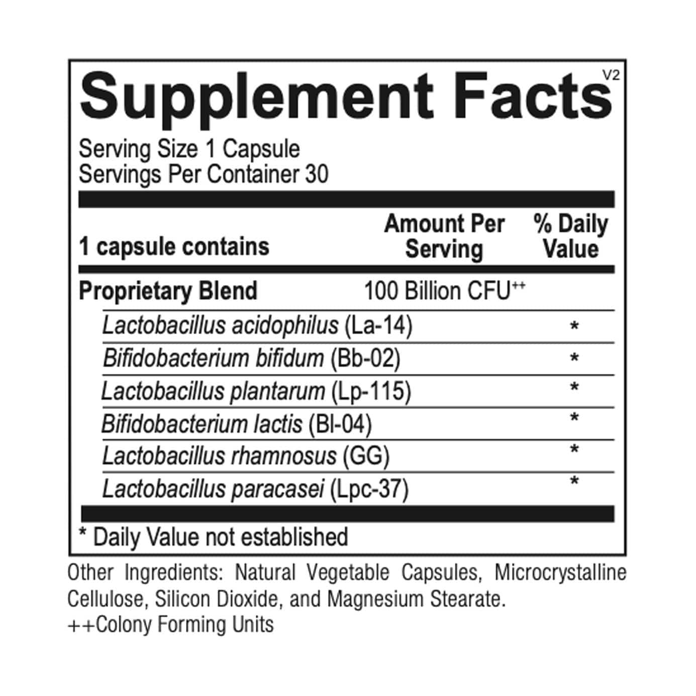 SwissRX Probiotic Rescue-30 Capsules-The Feed