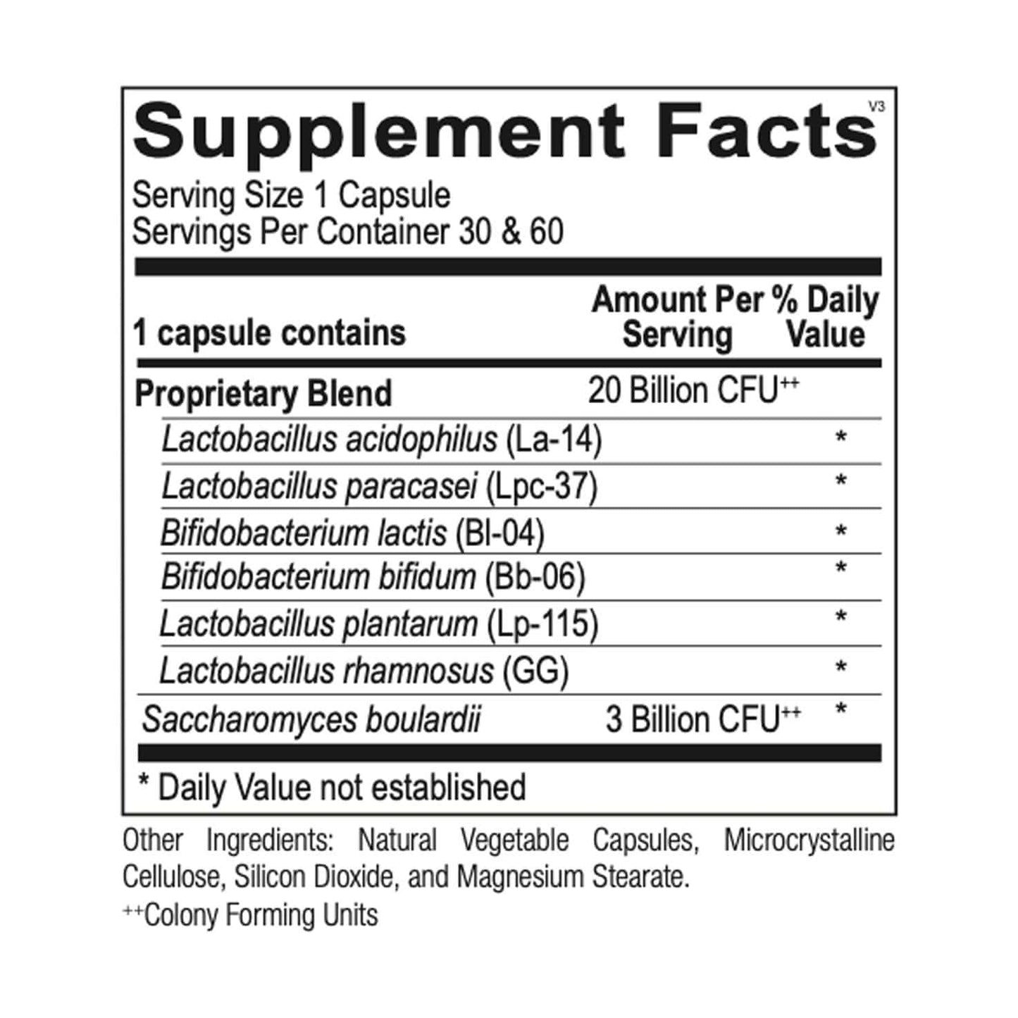 SwissRX Probiotic-30 Capsules-The Feed