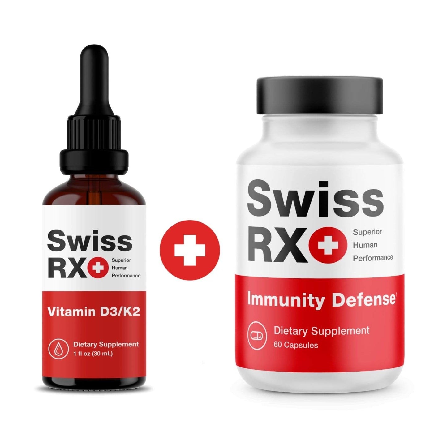 SwissRX Supplements Vitamin D3/K2 & Immunity Defense Swiss RX Immunity Protocol