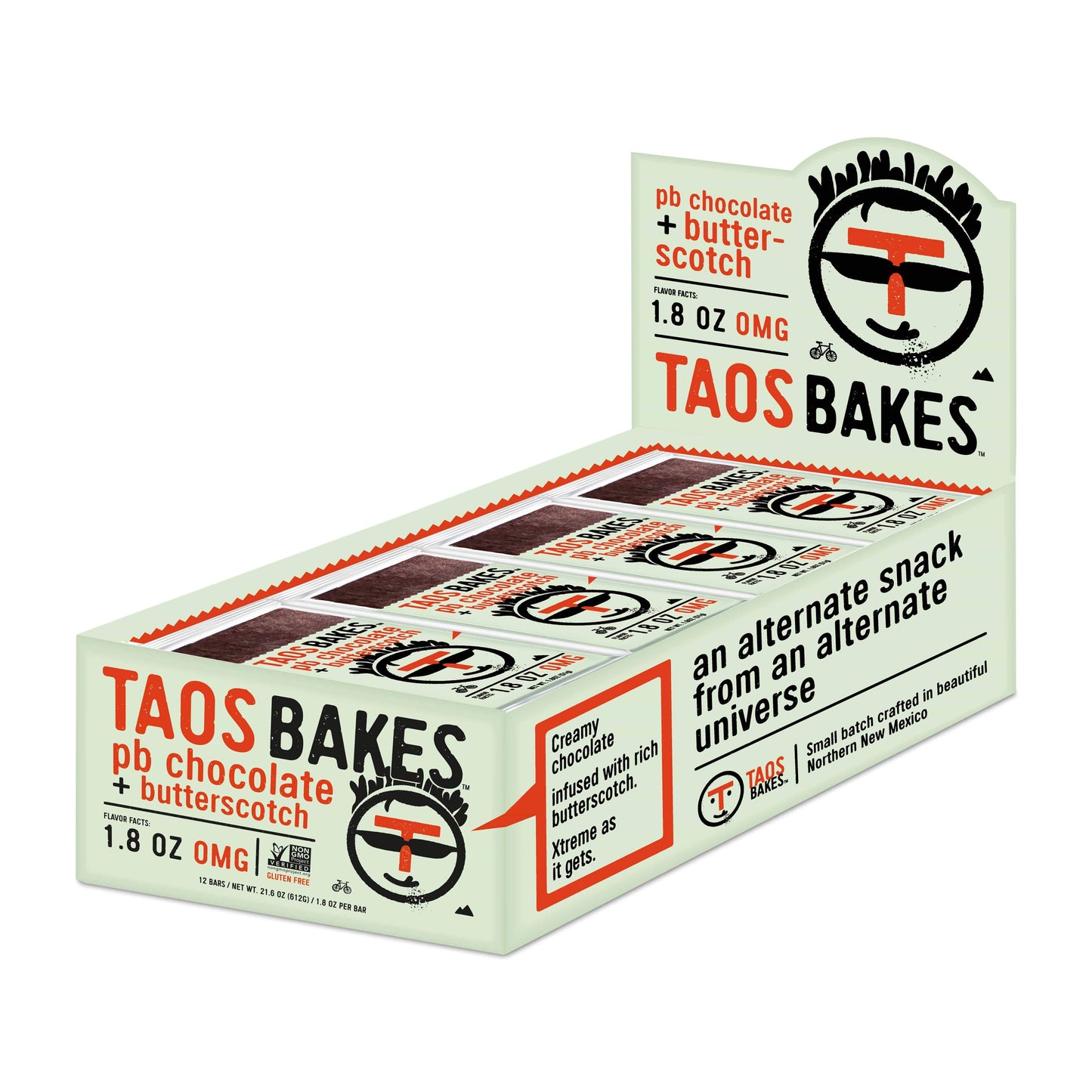 Taos Bakes-PB Chocolate Butterscotch-Box of 12-The Feed