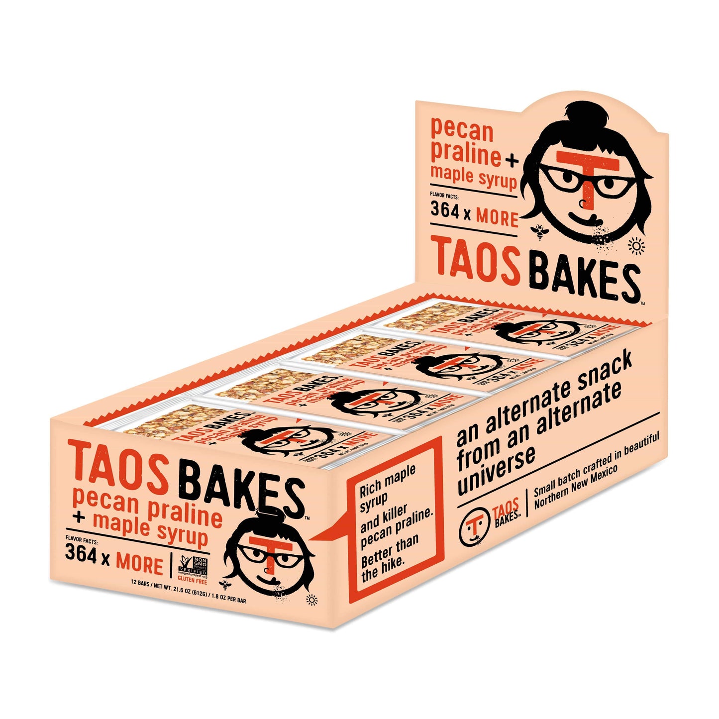 Taos Bakes-Pecan Praline and Maple Syrup-Box of 12-The Feed
