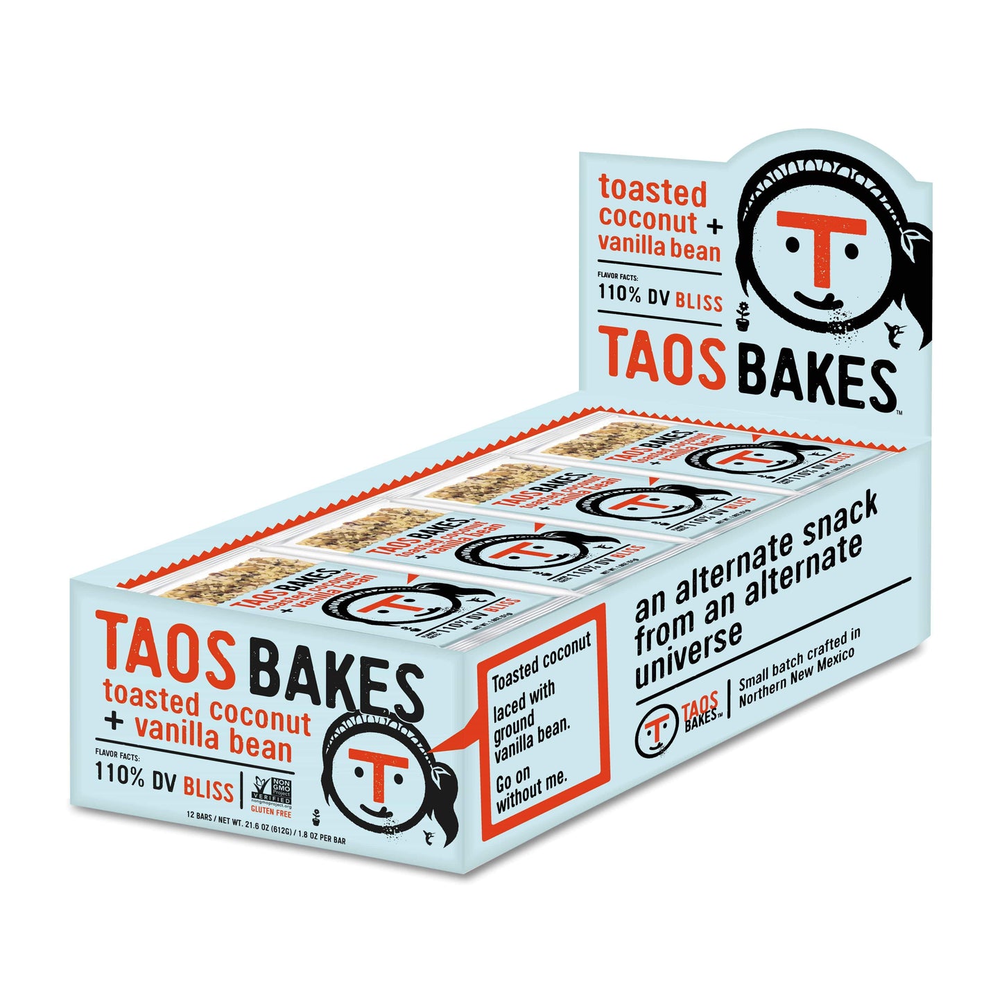 Taos Bakes-Toasted Coconut and Vanilla Bean-Box of 12-The Feed